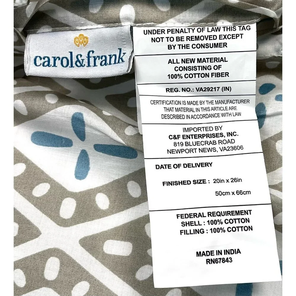 Single C&F HOME 20